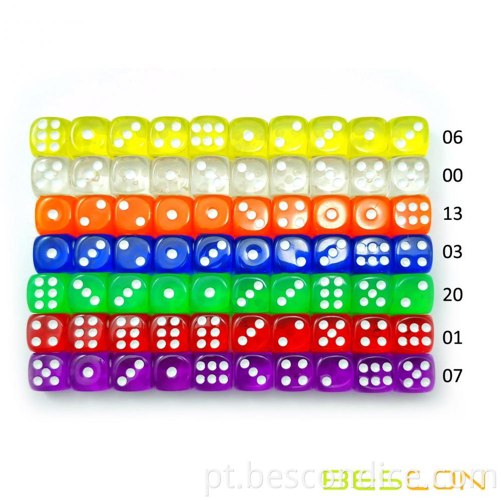 Pipped 12mm Small Card Game Dice